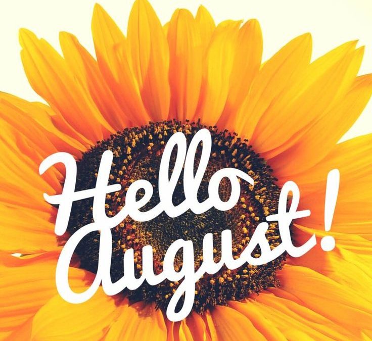 Activity Calendar with Newsletter & Menu Calendar — August 2018