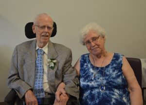 Amy and Ivan Forsyth celebrate their 70th wedding anniversary.