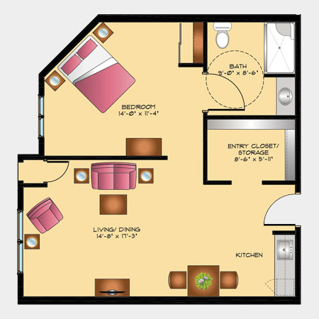 Rotary Villas Gladiolus Suite