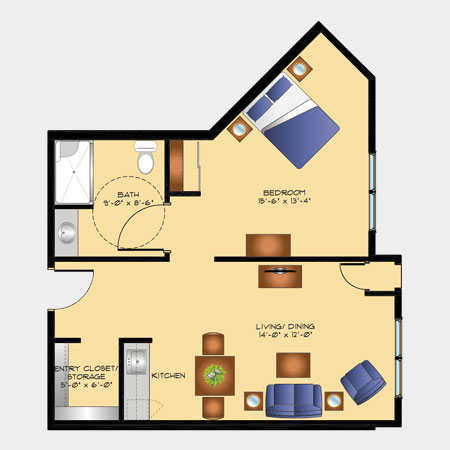 Rotary Villas Lily Suite