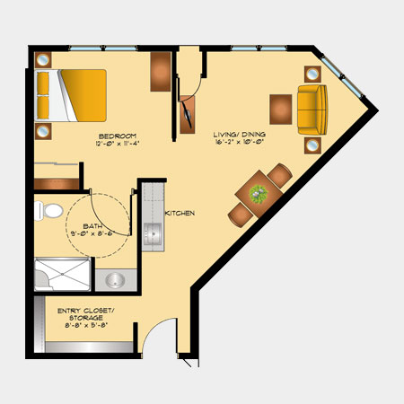 Rotary Villas Sunflower Suite